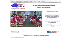 Desktop Screenshot of heartintibet.org
